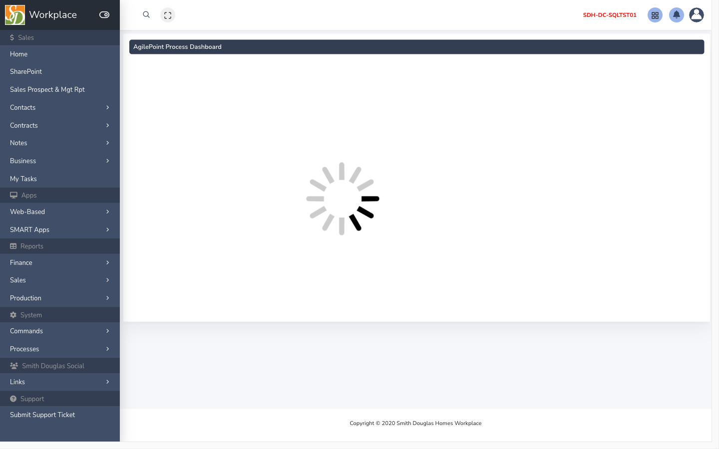 Process dashboard